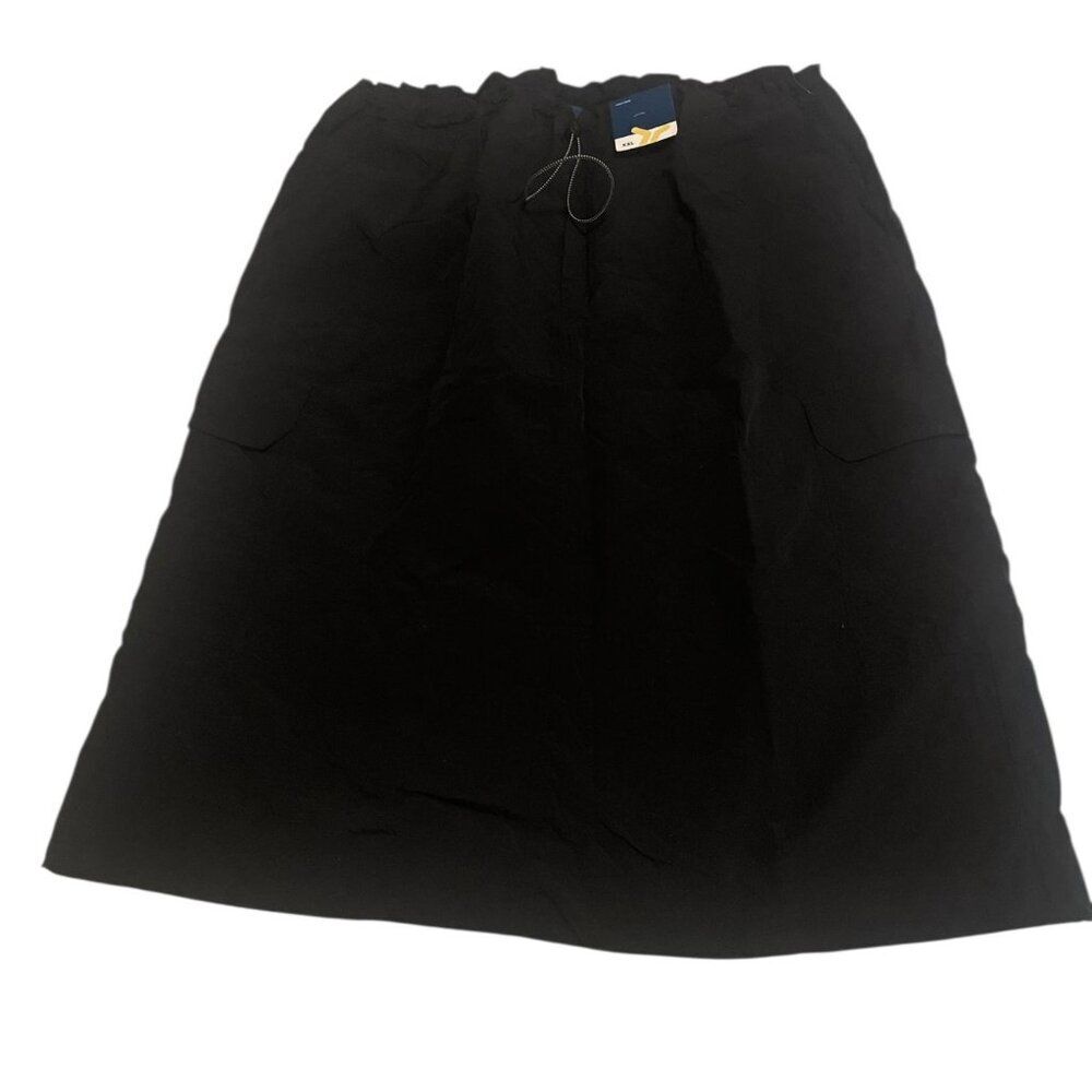 NWT Old Navy Skirt Womens XXL Black High-Rise Quick Dry Drawstring Cargo Pocket
